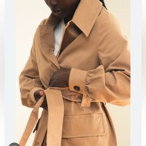 Belted Trench Jacket Kotn